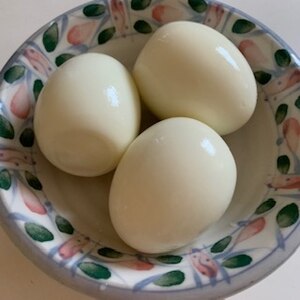 無水鍋で簡単ゆで卵☆